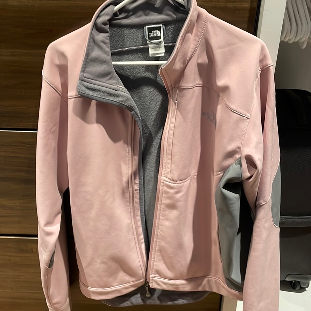 Pink North Face jacket - XL